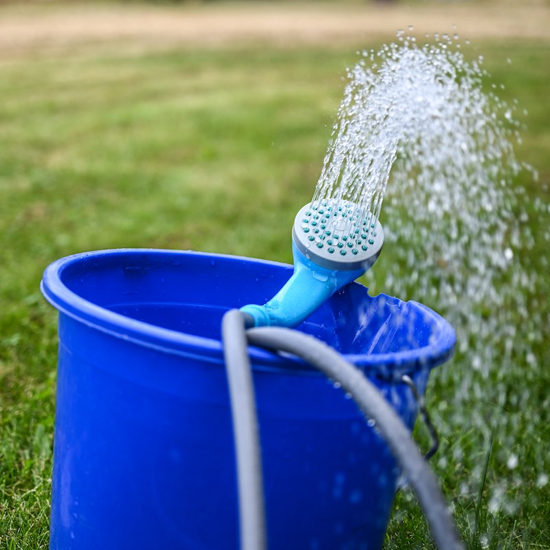 Tragbare Dusche für Camping